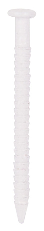 ProSource NTP-073-PS Panel Nail, 16D, 1 in L, Steel, Painted, Flat Head, Ring Shank, White, 171 lb, Pack of 5