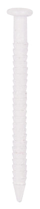 ProSource NTP-073-PS Panel Nail, 16D, 1 in L, Steel, Painted, Flat Head, Ring Shank, White, 171 lb, Pack of 5