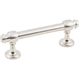 KasaWare K2083SN-8 Cabinet Pull, 4 in L Handle, 1-3/8 in Projection, Zinc, Satin Nickel