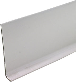 M-D 75499 Wall Base, 120 ft L, 4 in W, Vinyl, Silver Gray