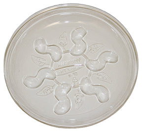 Gardener's Blue Ribbon Saucer Plus SP8VUS Planter Saucer, 8 in Dia, Plastic, Clear, Pack of 24