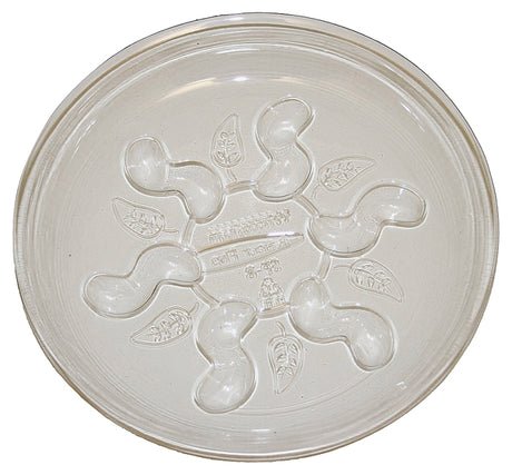 Gardener's Blue Ribbon Saucer Plus SP8VUS Planter Saucer, 8 in Dia, Plastic, Clear, Pack of 24