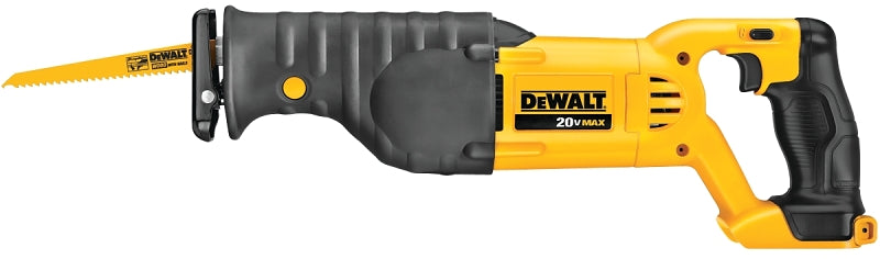 DEWALT DCS380B Reciprocating Saw, Tool Only, 20 V, 4 Ah, 1-1/8 in L Stroke, 0 to 3000 spm