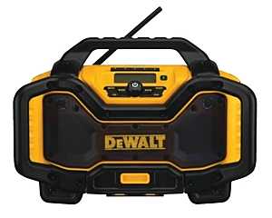 DEWALT DCR025 Charger Radio, 20/60 V, 6 Ah