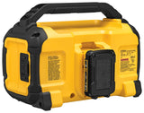 DEWALT DCR010 Bluetooth Speaker, Tool Only, 20 V, Bluetooth, 15 hr Battery Life, 100 ft Connectivity Range