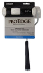 Linzer PRO EDGE MT102-11 6IN Mini Roller with Frame, 1/2 in Nap, Fabric Cover, Threaded Handle, 6 in L Roller, Pack of 6