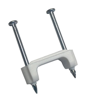 Gardner Bender 1/2 in. W Plastic Cable Staple 1 pk, Pack of 5