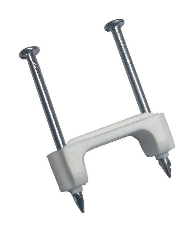 Gardner Bender 1/2 in. W Plastic Cable Staple 1 pk, Pack of 5