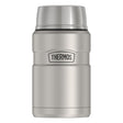 Thermos STAINLESS KING Series SK3020MSTRI4 Vacuum Insulated Food Jar, 24 oz Capacity, Stainless Steel, Matte Steel