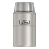 Thermos STAINLESS KING Series SK3020MSTRI4 Vacuum Insulated Food Jar, 24 oz Capacity, Stainless Steel, Matte Steel