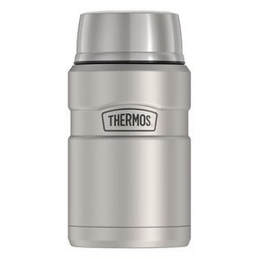 Thermos STAINLESS KING Series SK3020MSTRI4 Vacuum Insulated Food Jar, 24 oz Capacity, Stainless Steel, Matte Steel