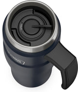 Thermos STAINLESS KING Stainless King Series SK1000MDB4 Travel Mug, 16 oz Capacity, Leak-Proof Lid, Stainless Steel
