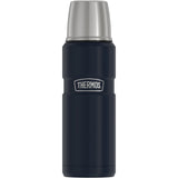 Thermos Stainless King Series SK2000MDB4 Beverage Bottle, 16 oz, Stainless Steel, Midnight Blue