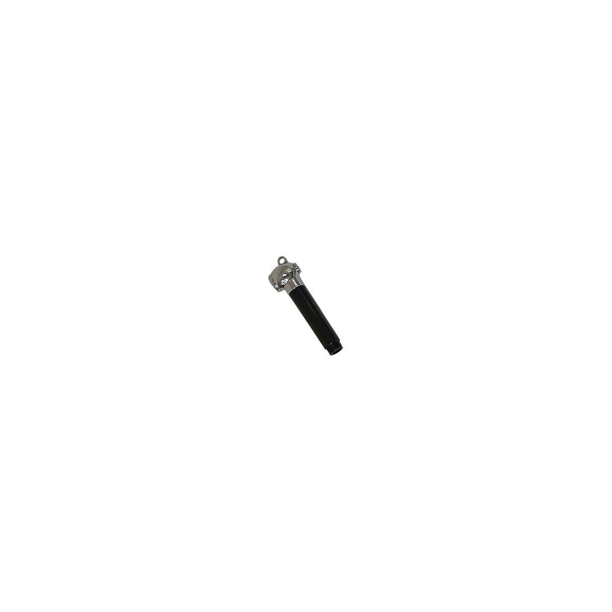 Scandvik 10297 Straight Brass and ABS Push-Buttom Sprayer Handle Only, Black