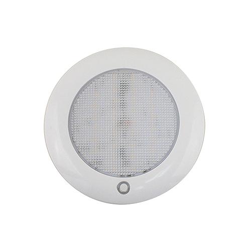Scandvik 41462P LED Dual-Color Low Profile Dome Light, 5″ White/Red