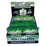 Zorbitz Pop Charger Disposable Emergency Cell Phone Charger 1 pk, Pack of 24