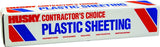 Poly-America SW404C Painter's Sheeting, 100 ft L, 4 ft W, Clear