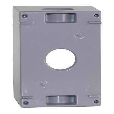 Sigma Engineered Solutions New Work 25.5 cu in Rectangle Metallic 1 gang Weatherproof Box Gray