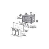 Sigma Engineered Solutions New Work 25.5 cu in Rectangle Metallic 1 gang Weatherproof Box Gray