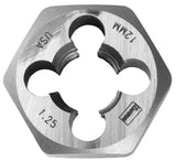 Irwin Hanson 9744 Metric Die, M12-1.75 Thread, Right Hand Thread, HCS