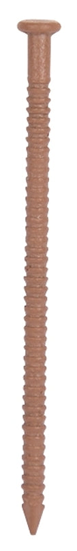ProSource NTP-081-PS Panel Nail, 15D, 1-5/8 in L, Steel, Painted, Flat Head, Ring Shank, Brown, 171 lb, Pack of 5