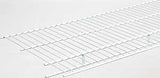 ClosetMaid 1078 Wire Shelf, 80 lb, 1-Level, 12 in L, 96 in W, Steel, White, Pack of 6