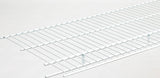ClosetMaid 1078 Wire Shelf, 80 lb, 1-Level, 12 in L, 96 in W, Steel, White, Pack of 6