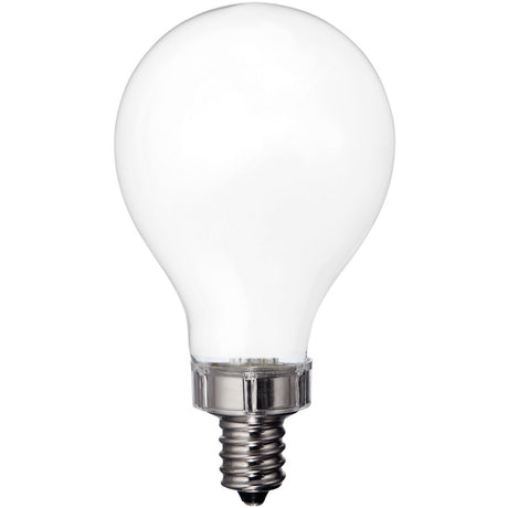 GE A15 E12 (Candelabra) LED Bulb Soft White 40 Watt Equivalence 2 pk, Pack of 12