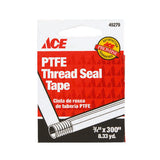 Ace White 3/4 in. W X 300 in. L Thread Seal Tape, Pack of 12