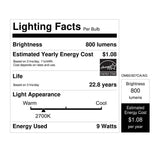 Feit Smart Home A19 E26 (Medium) Smart-Enabled LED Bulb Soft White 60 Watt Equivalence 1 pk