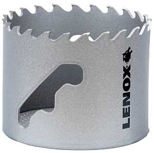 Lenox Speed Slot LXAH3212 Hole Saw, 2-1/2 in Dia, Carbide Cutting Edge