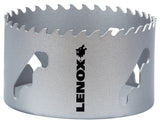 Lenox Speed Slot LXAH34 Hole Saw, 4 in Dia, Carbide Cutting Edge