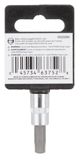 Vulcan 55050031SD Star Bit Socket, T40 Tip, Chrome