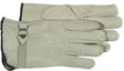 Boss B81202-S Gloves, S, Keystone Thumb, Slip-On Cuff, Cowhide Leather, Natural