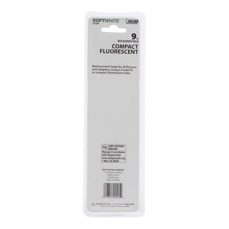 Feit Legacy Bulbs 9 W PL 1.3 in. D X 6.5 in. L CFL Bulb Soft White Specialty 2700 K 1 pk