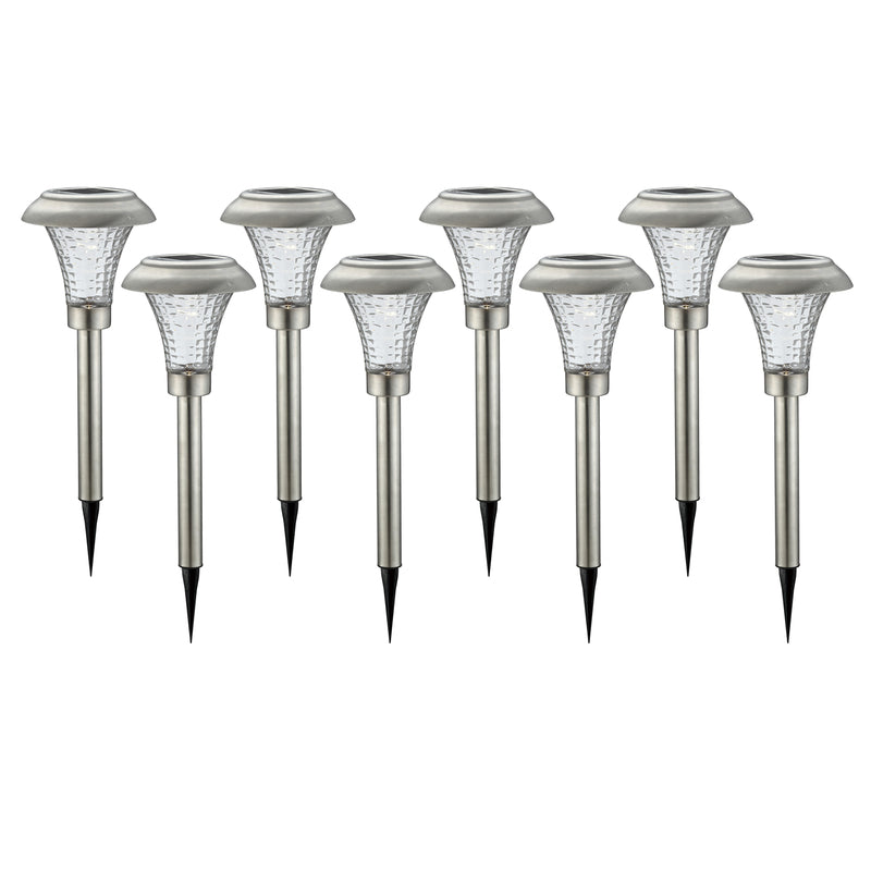 Living Accents Solar Powered LED Pathway Light 8 pk