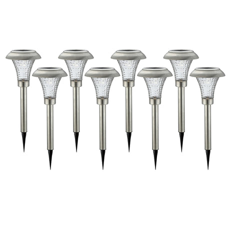 Living Accents Solar Powered LED Pathway Light 8 pk