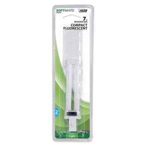 Feit Legacy Bulbs 7 W PL 1.3 in. D X 5.4 in. L CFL Bulb Soft White Compact 2700 K 1 pk, Pack of 6