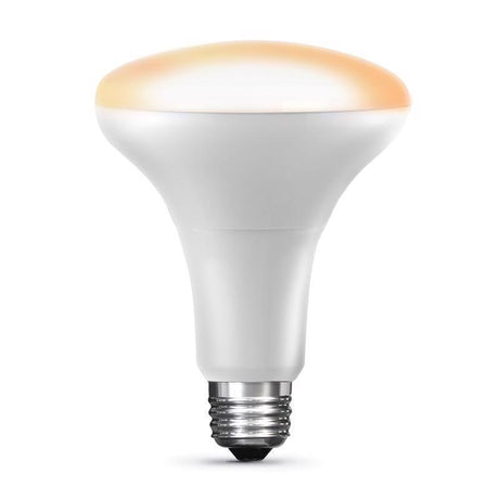 Feit Smart Home BR30 E26 (Medium) Smart-Enabled LED Bulb White 65 Watt Equivalence 1 pk
