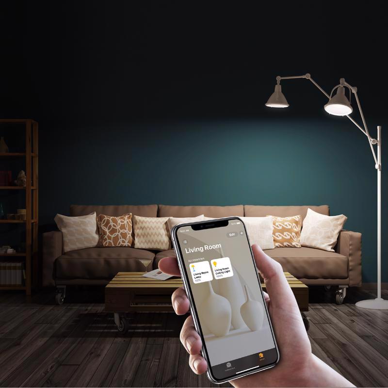 Feit Smart Home BR30 E26 (Medium) Smart-Enabled LED Bulb White 65 Watt Equivalence 1 pk