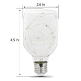 Feit Square E26 (Medium) LED Bulb Multi-Colored 1 Watt Equivalence 1 pk