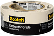 Scotch 2020-48MP Masking Tape, 60.1 yd L, 1.88 in W, 0.11 in Thick, Polyethylene Film Backing, Tan