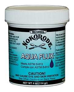 Nokorode Aqua Flux Series 74047 Flux, 4 oz, Paste, Tan