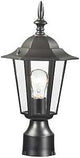 Boston Harbor AL8044-BK Post Lantern, 120 V, 60 W, A19 or CFL Lamp