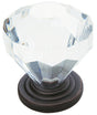 Amerock Classics Series 14303ORB Cabinet Knob, 1-3/8 in Projection, Acrylic/Zinc, Oil-Rubbed Bronze