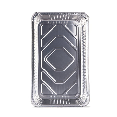 Glad BBP21178 Disposable Steam Pan, Aluminum, Silver, 20-1/2 in L, 12-1/2 in W, 2-3/4 in H, Dishwasher Safe: No, Pack of 24