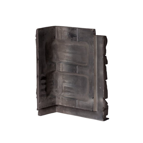 DuraKwik Stone 308RBC Siding Corner, 13 in L, 10 in W, 4 in Thick, Interlocking Edge, Ledgestone Profile, Rocky Boulder