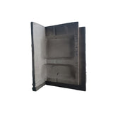 DuraKwik Stone 301CMC Siding Corner, 13 in L, 10 in W, 4 in Thick, Interlocking Edge, Slatestones Contemporary Profile