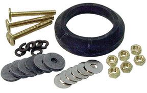 Danco 88913 Tank-To-Bowl Kit, Brass/Rubber/Steel, White, For: Mansfield Alto Toilets with 2 in Flush Valves
