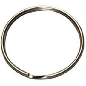 Hy-Ko 2GO Series KB109 Key Ring, Split Ring, 1-1/2 in Ring